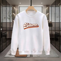 AUTUMN BASKILI BEYAZ SWEATSHİRT