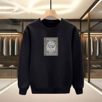 HALI BASKILI SİYAH SWEATSHİRT