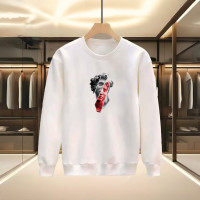 HEYKEL BASKILI BEYAZ SWEATSHİRT