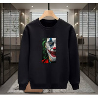 JOKER BASKILI SİYAH SWEATSHİRT