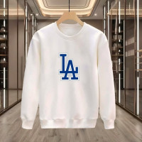 LA BASKILI BEYAZ SWEATSHİRT