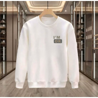 IM OK BASKILI BEYAZ SWEATSHİRT