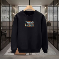 PANİC BASKILI SİYAH SWEATSHİRT