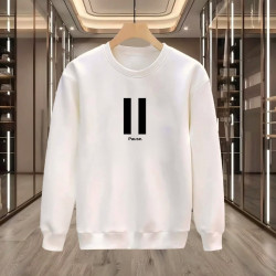 PAUSE BASKILI BEYAZ SWEATSHİRT