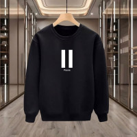 PAUSE BASKILI SİYAH SWEATSHİRT