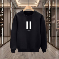 PAUSE BASKILI SİYAH SWEATSHİRT