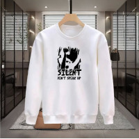 SLİENT BASKILI BEYAZ SWEATSHİRT