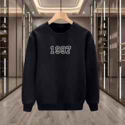 1997 BASKILI SİYAH SWEATSHİRT