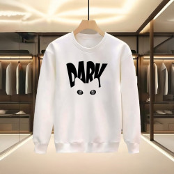 DARK BASKILI BEYAZ SWEATSHİRT