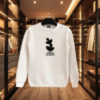 GEOMETRİK ŞEKİL BASKILI BEYAZ SWEATSHİRT