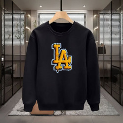 LA BASKILI SİYAH SWEATSHİRT LA BASKILI SİYAH SWEATSHİRT