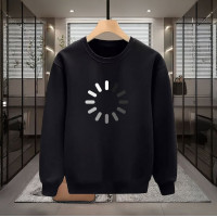 LOADİNG BASKILI SİYAH SWEATSHİRT