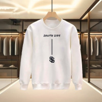 SOUTH SIDE BASKILI BEYAZ SWEATSHİRT