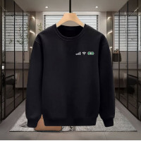 Wİ-Fİ BASKILI SİYAH SWEATSHİRT