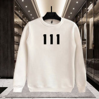 111 BASKILI BEYAZ SWEATSHİRT