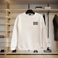WORK BASKILI BEYAZ SWEATSHİRT